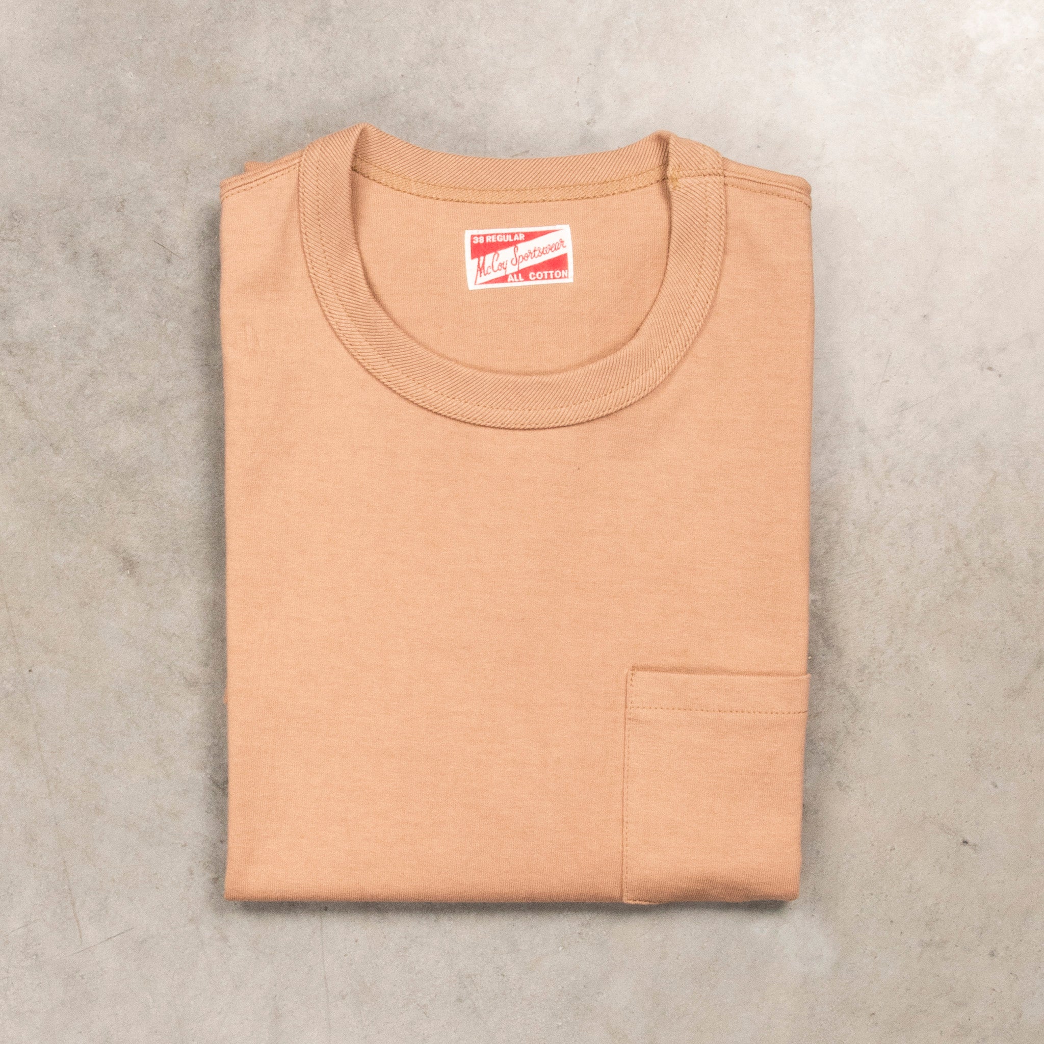 The Real McCoy's Pocket Tee Chestnut – Frans Boone Store