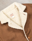 The Real McCoy's Moleskin Ranch Coat Brown