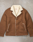 The Real McCoy's Moleskin Ranch Coat Brown