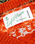The Real McCoy's Fair Isle Sweater Orange