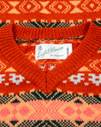 The Real McCoy's Fair Isle Sweater Orange