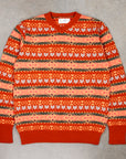 The Real McCoy's Fair Isle Sweater Orange
