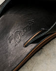 The Real McCoy's Leather Arched Sandal Raw Black