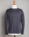 And Wander Merino Base LS Tee Charcoal