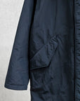 Stone Island Micro Reps Down Car Coat Navy Blue