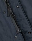 Stone Island Micro Reps Down Car Coat Navy Blue