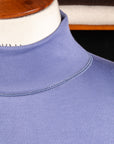 Olde Homesteader Interlock Mil Mock Neck French Blue
