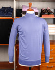 Olde Homesteader Interlock Mil Mock Neck French Blue
