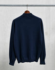 Drumohr Cashmere Lupetto Neck Blu Notte