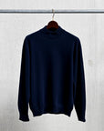 Drumohr Cashmere Lupetto Neck Blu Notte