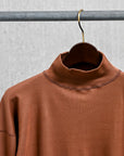 Olde Homesteader Interlock Mil Mock Neck French Brown