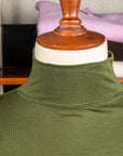 Olde Homesteader Interlock Mil Mock Neck British Green