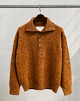 Olde H & Daughter Mouline Wool Turtle Polo Clay