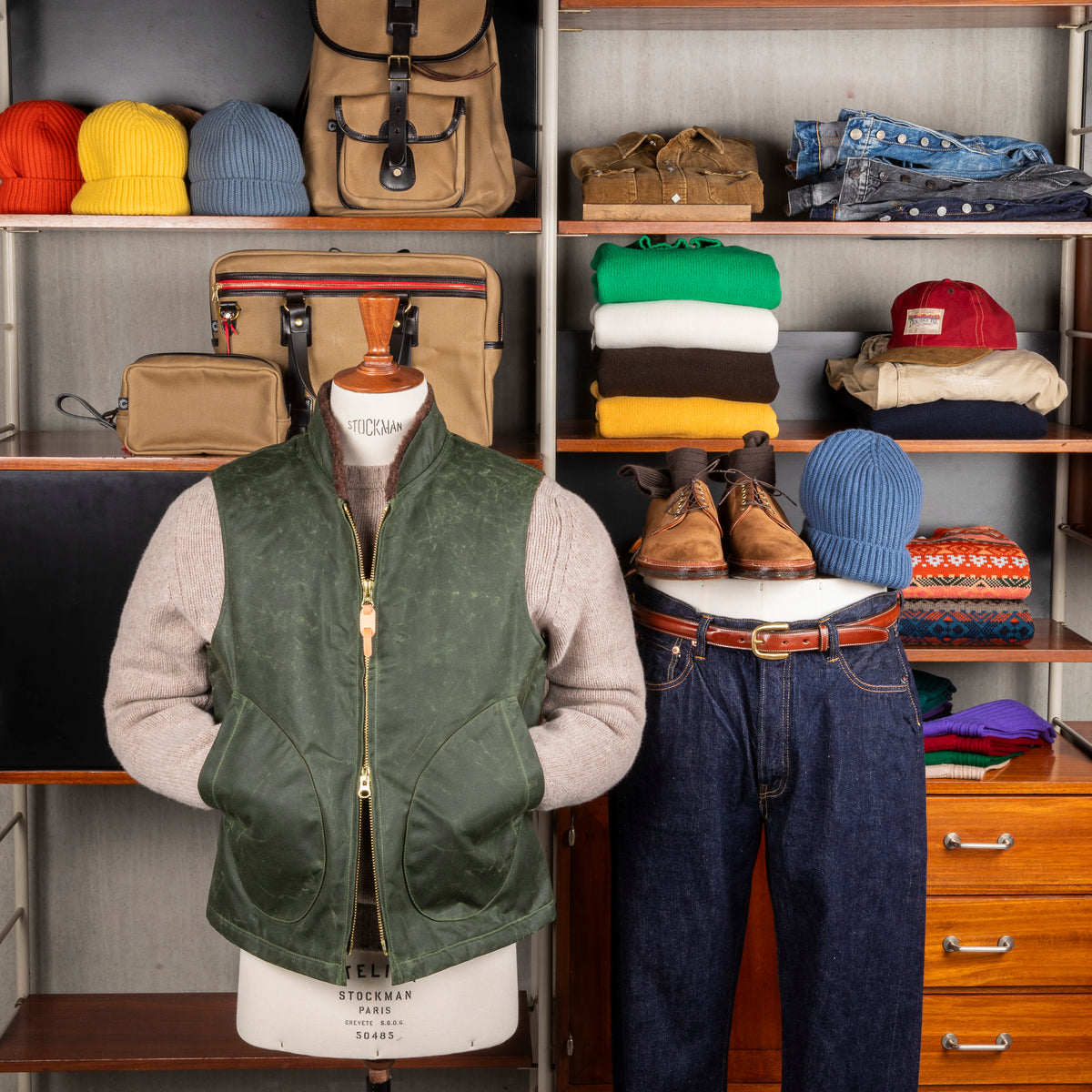 Manifattura Ceccarelli Mountain Vest Dark Green – Frans Boone Store