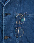 The Corona Utility CSJ005 N-3 Jumper Indigo Denim