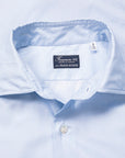 Finamore Napoli Collo Luigi Carlo Riva 180's Twill Shirt Azzurro