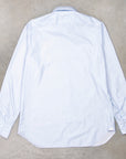 Finamore Napoli Collo Luigi Carlo Riva 180's Twill Shirt Azzurro