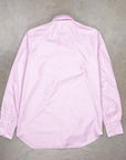 Finamore Napoli Collo Luigi Carlo Riva 180's Twill Shirt Rosa Malva