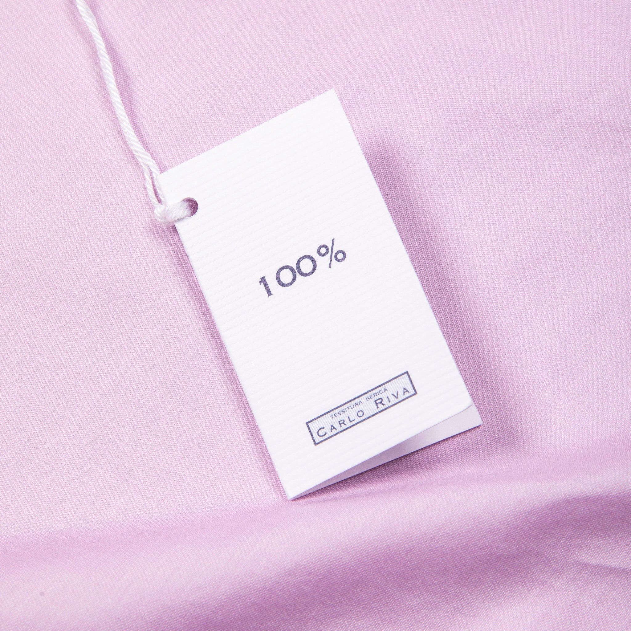 Finamore Milano Collo Luigi Carlo Riva 180's Twill Shirt Rosa Malva