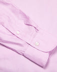 Finamore Milano Collo Luigi Carlo Riva 180's Twill Shirt Rosa Malva