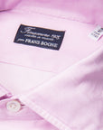 Finamore Milano Collo Luigi Carlo Riva 180's Twill Shirt Rosa Malva