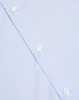 Finamore 'Traveller' Shirt Napoli Fit Collar Eduardo Blue Alumo Poplin