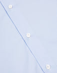 Finamore 'Traveller' Shirt Milano Fit Collar Eduardo Alumo Blue Poplin