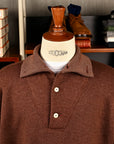 Olde Homesteader Extra Cotton Fleece Stand Collar Brown Heather