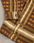 RRL Nelson Overshirt Jacquard Plaid Brown