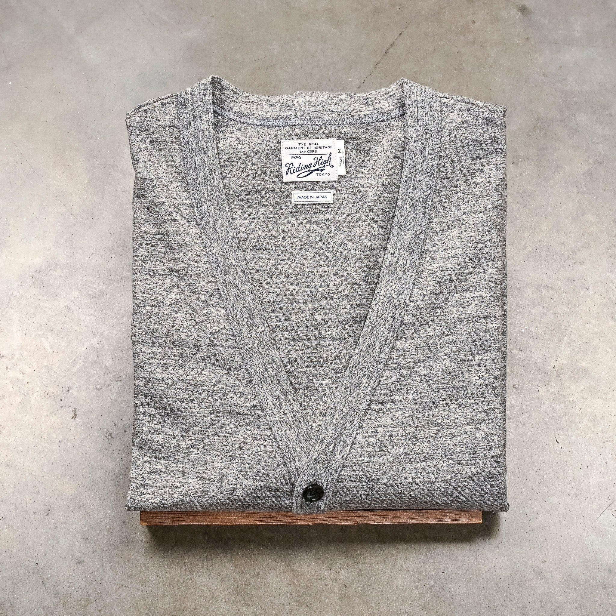 Riding High Azuma Jersey Cardigan Gray Mix – Frans Boone Store