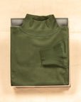 Olde Homesteader Interlock Mil Mock Neck British Green