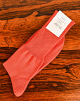 Olde H & Daughter Cotton Plain Socks Hunting Pink