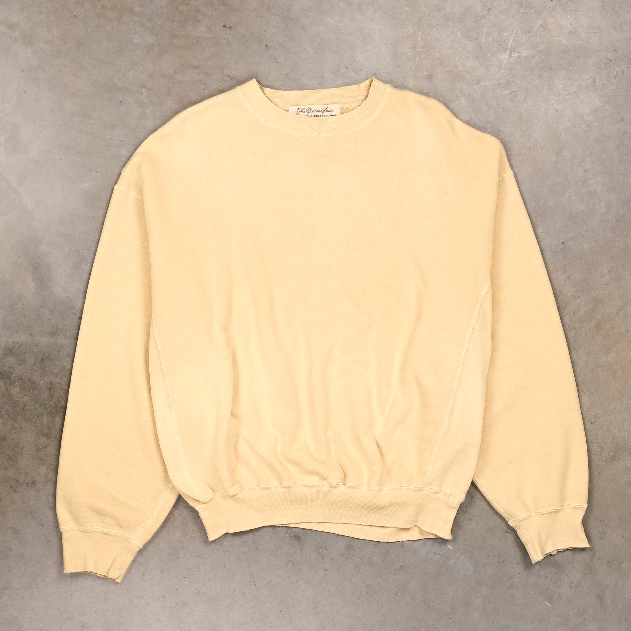 REMI RELIEF Compact Tシャツ◆  イエロー REMI RELIEF/レミ レリーフ】 Garment Dye T-shirt（Tシャツ