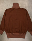 Olde Homesteader Extra Cotton Fleece Stand Collar Brown Heather