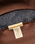 Olde Homesteader Extra Cotton Fleece Y-Neck Brown Heather