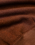 Olde Homesteader Extra Cotton Fleece Y-Neck Brown Heather