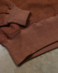 Olde Homesteader Extra Cotton Fleece Y-Neck Brown Heather