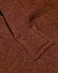 Olde Homesteader Extra Cotton Fleece Y-Neck Brown Heather