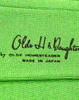 Olde H & Daughter Ribbed Silk Socks Fern