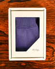 Olde H & Daughter Cotton Plain Socks Blueberry
