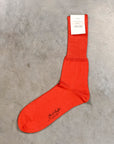 Olde H & Daughter Cotton Plain Socks Hunting Pink