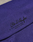 Olde H & Daughter Cotton Plain Socks Blueberry