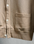 Orgueil OR-9110A Pique Knit Cardigan Beige
