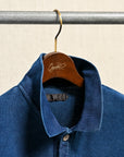Orgueil OR-9110B Pique Knit Cardigan Indigo