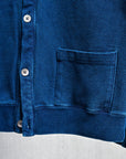 Orgueil OR-9110B Pique Knit Cardigan Indigo
