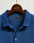 Orgueil OR-9110B Pique Knit Cardigan Indigo