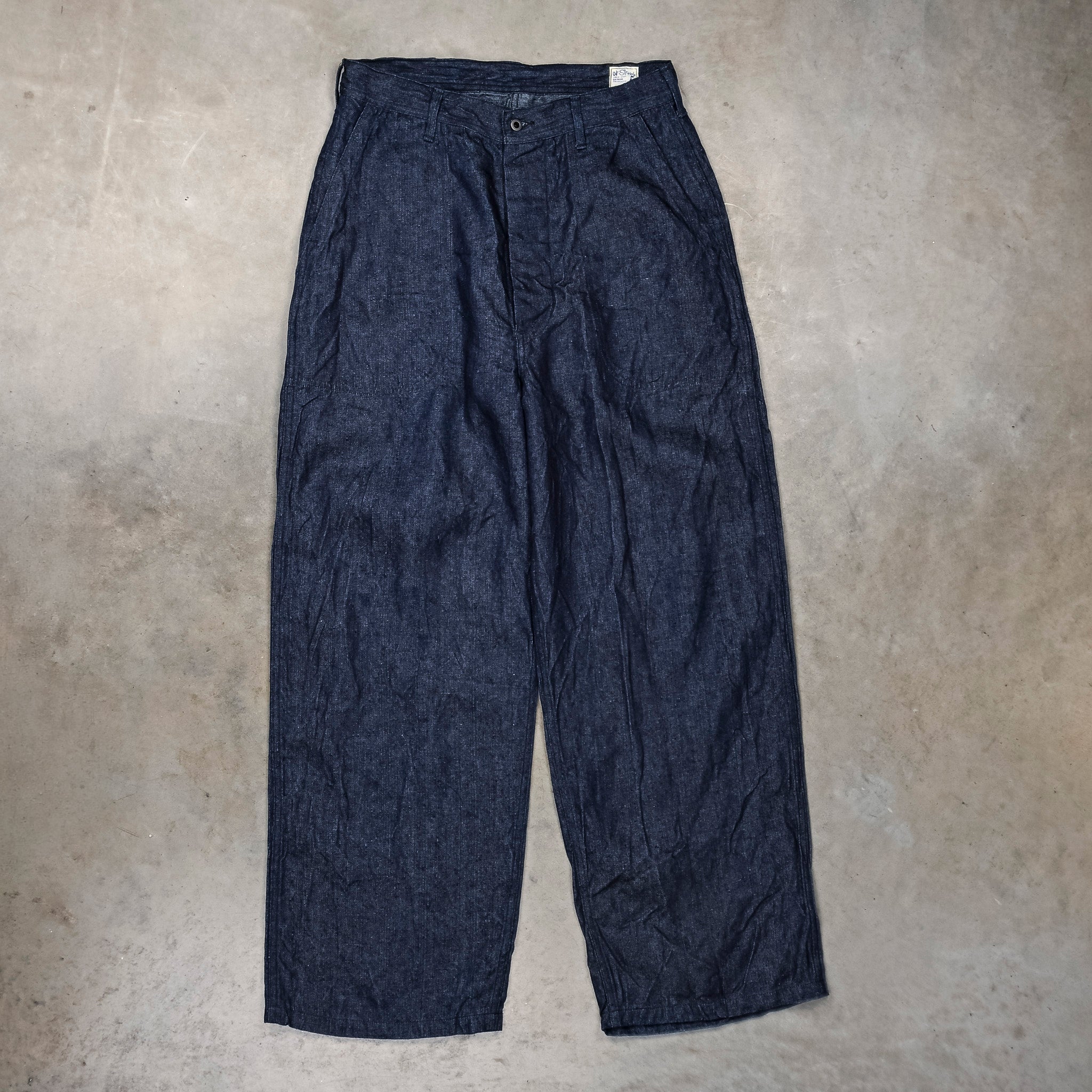 Orslow WWⅡ 40'S U.S Navy Linen Denim Utility Trousers – Frans