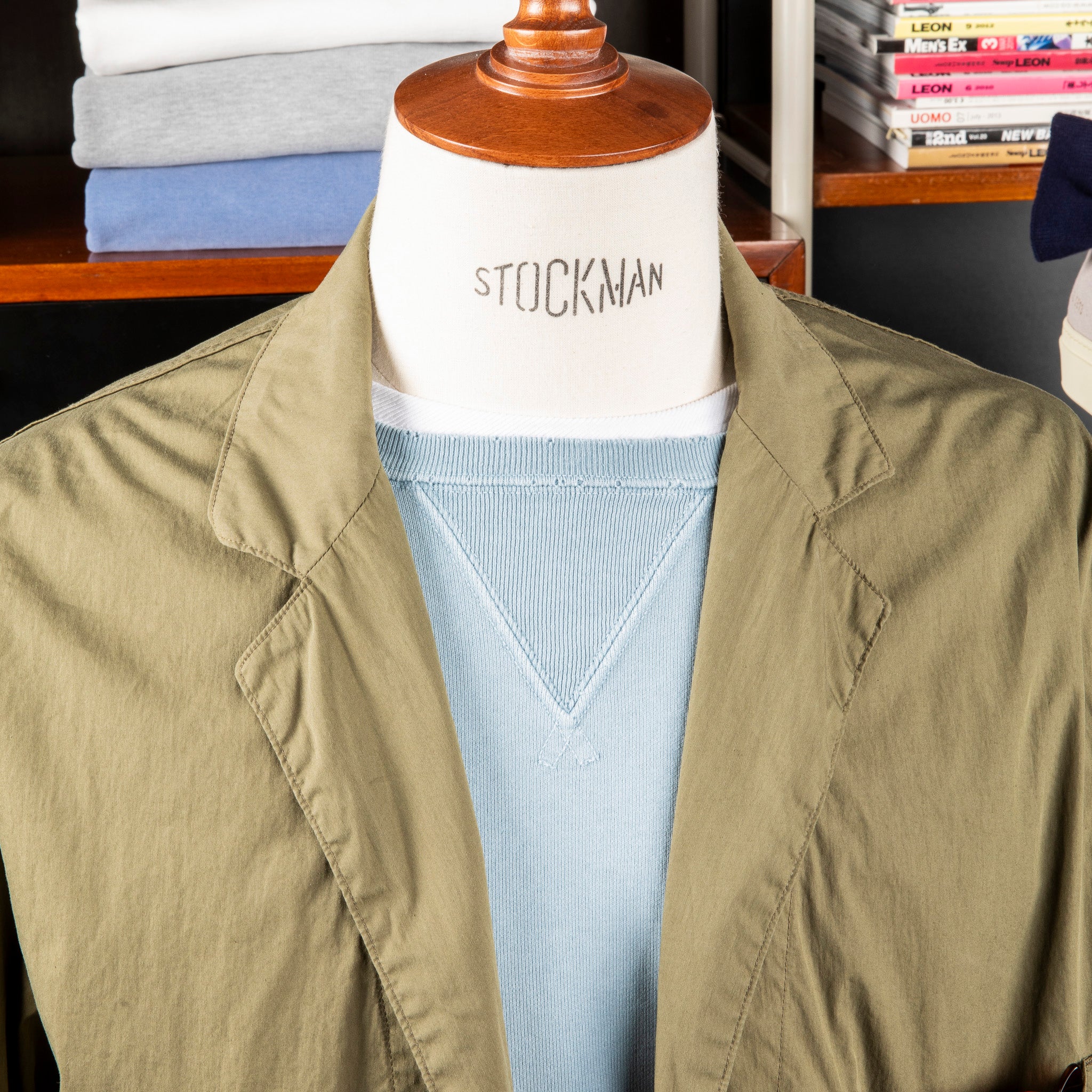 Orslow Simple Light Jacket Army Green – Frans Boone Store