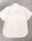 Orslow V8170 Short Sleeve Chambray Work Shirt White