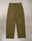 Orslow Wide Fit French Work Pants Army Green